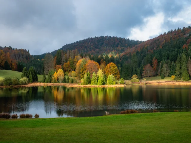 Lac Genin à l'automne
