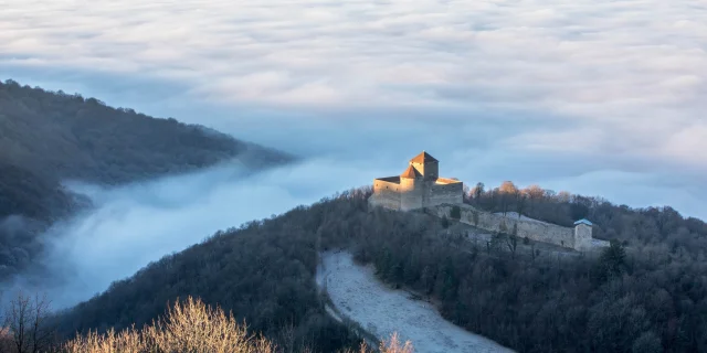 Le Château des Allymes en hiver