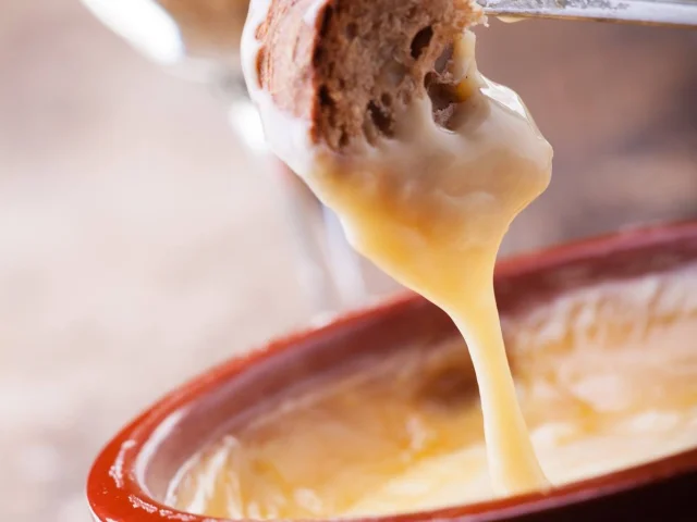 Fondue mit Comté