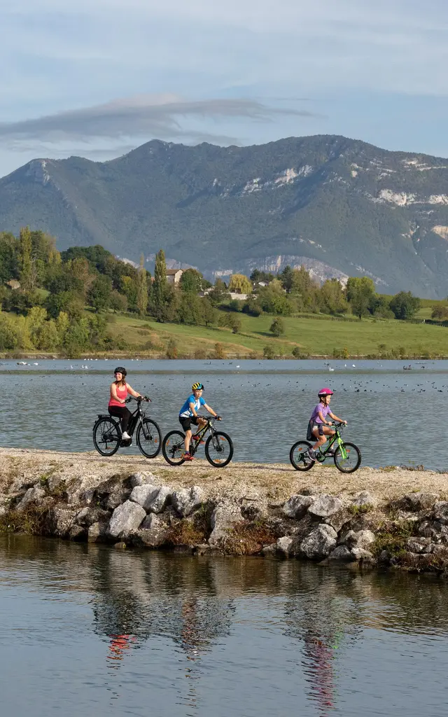 ViaRhôna EuroVélo à Massignieu-de-Rives, dans l'Ain