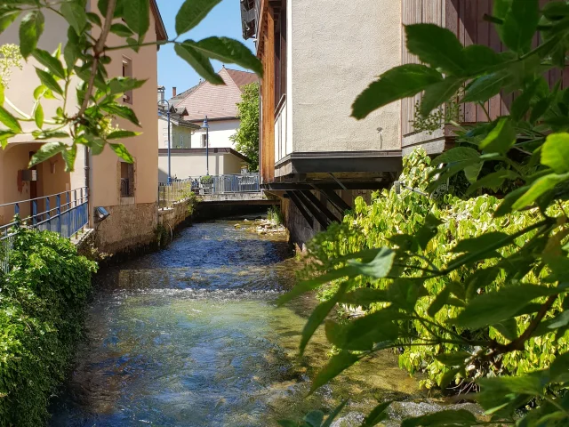 Divonne Les Bains Ruelle Au Bord De La Divonne Centre Ville