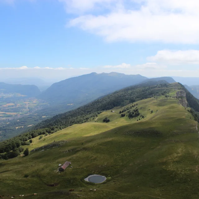 Alpage de la Polvette, sur la haute chaîne du Jura