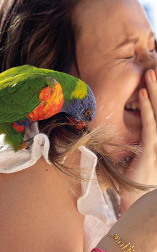 Instant magique au Parc des Oiseaux à Villars-les-Dombes