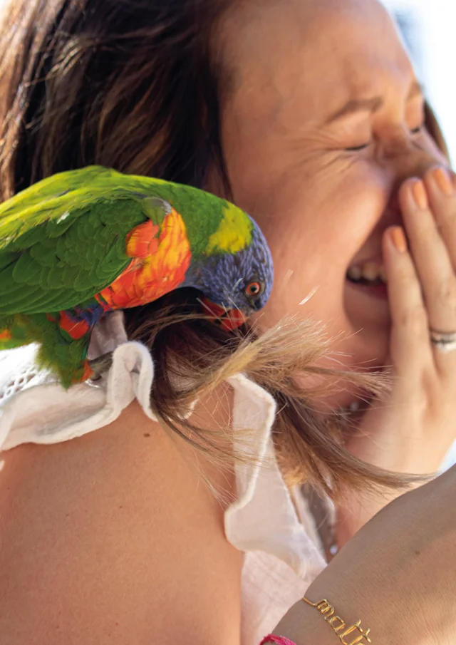 A magical moment at the Parc des Oiseaux in Villars-les-Dombes