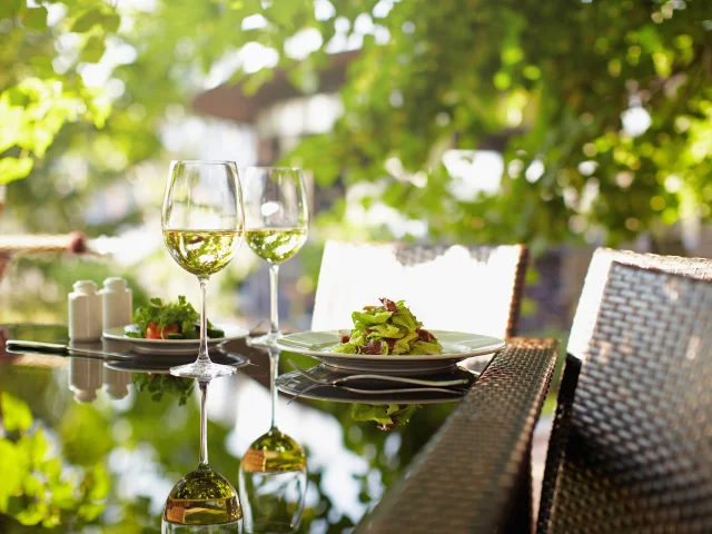 Terrasse de restaurant