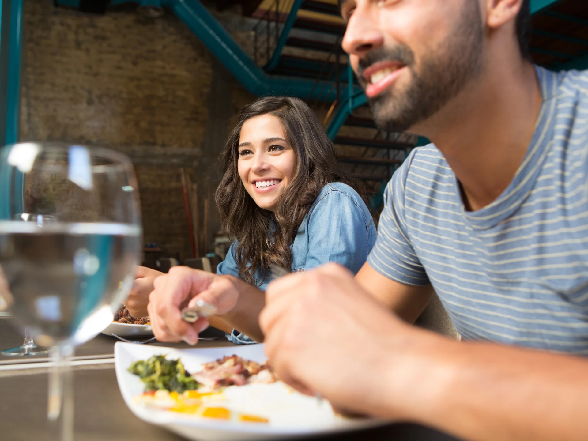 At the restaurant