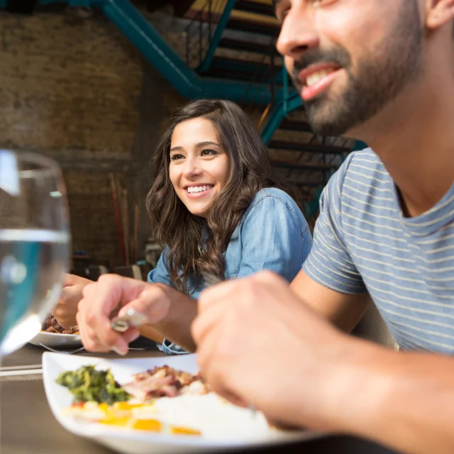 At the restaurant