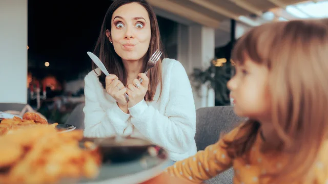 Dining out with the family