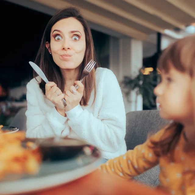 Mit der Familie ins Restaurant