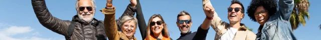 Groupe de touristes