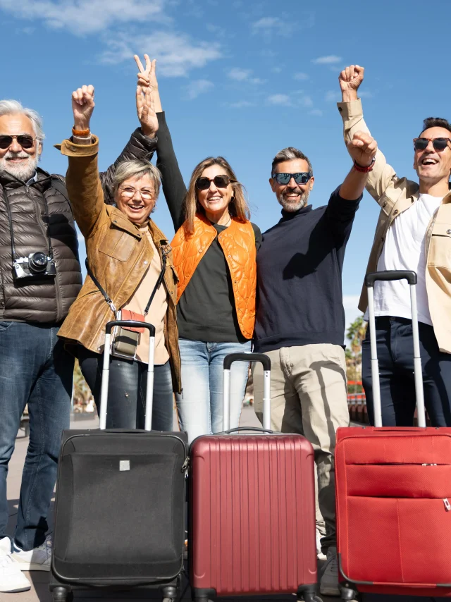 Groupe de touristes