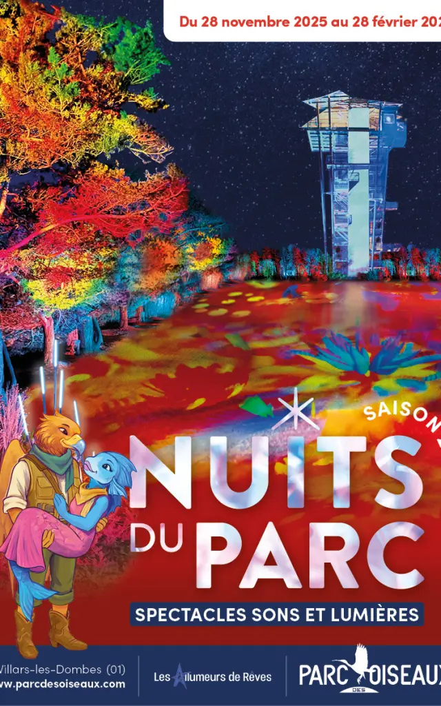 Affiche Verticale Datee Les Nuits Du Parc 2025