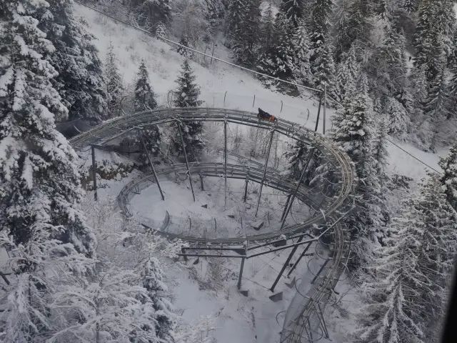 Luge sur rails à Monts Jur