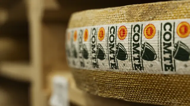 Meule de Comté à la Fruitière du Valromey