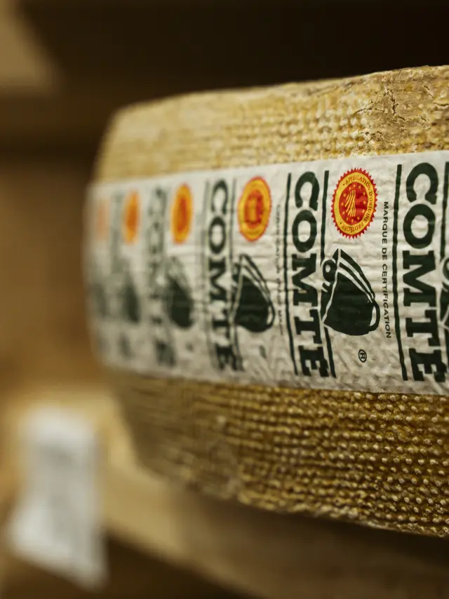 Meule de Comté à la Fruitière du Valromey
