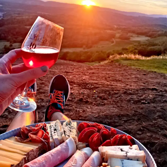 Dégustation de Cerdon face aux vignes, Apéro Sunset dans les Vignes avec Vaingabond
