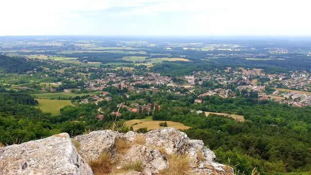Vue du Mont July, col l'Ain à Vélo