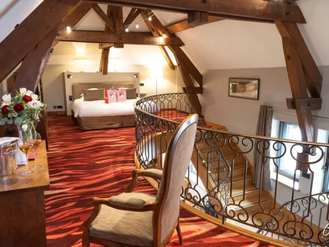 Suite à l'hôtel George Blanc à Vonnas