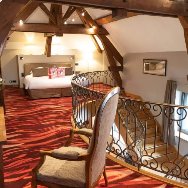 Suite à l'hôtel George Blanc à Vonnas