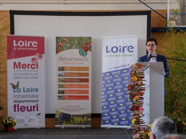 Antoine Vermorel-Marques, Président de l'ADT et Conseiller Départemental (© Photo Département de la Loire - Julien Cousin)