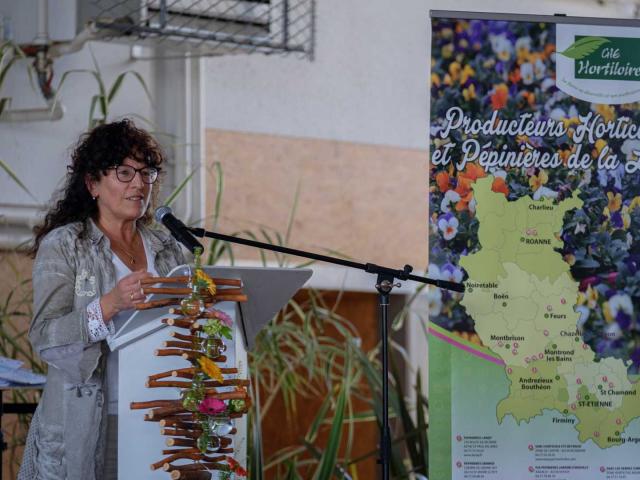 Véronique Chaverot, Vice-Présidente du Département en charge de l'Attractivité (© Photo Département de la Loire - Julien Cousin)