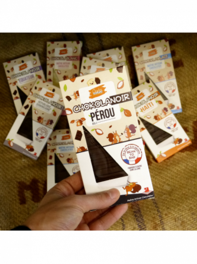 Lot De 10 Tablettes De Chocolat Bean To Bar 800g