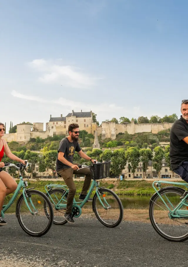 Forteresse royale de chinon - Les Châteaux de La Loire à vélo