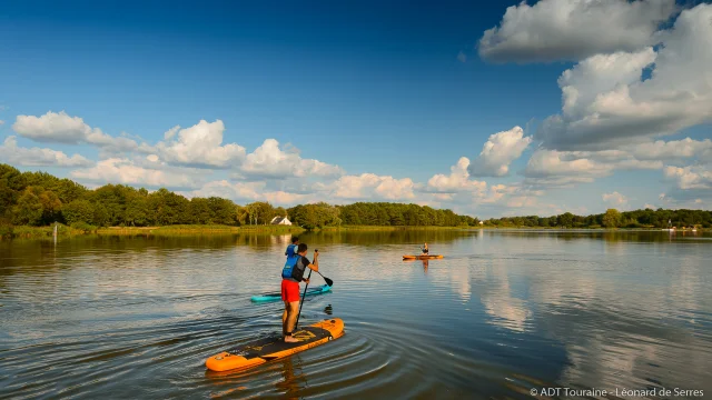 Paddle sur le lac de Rillé