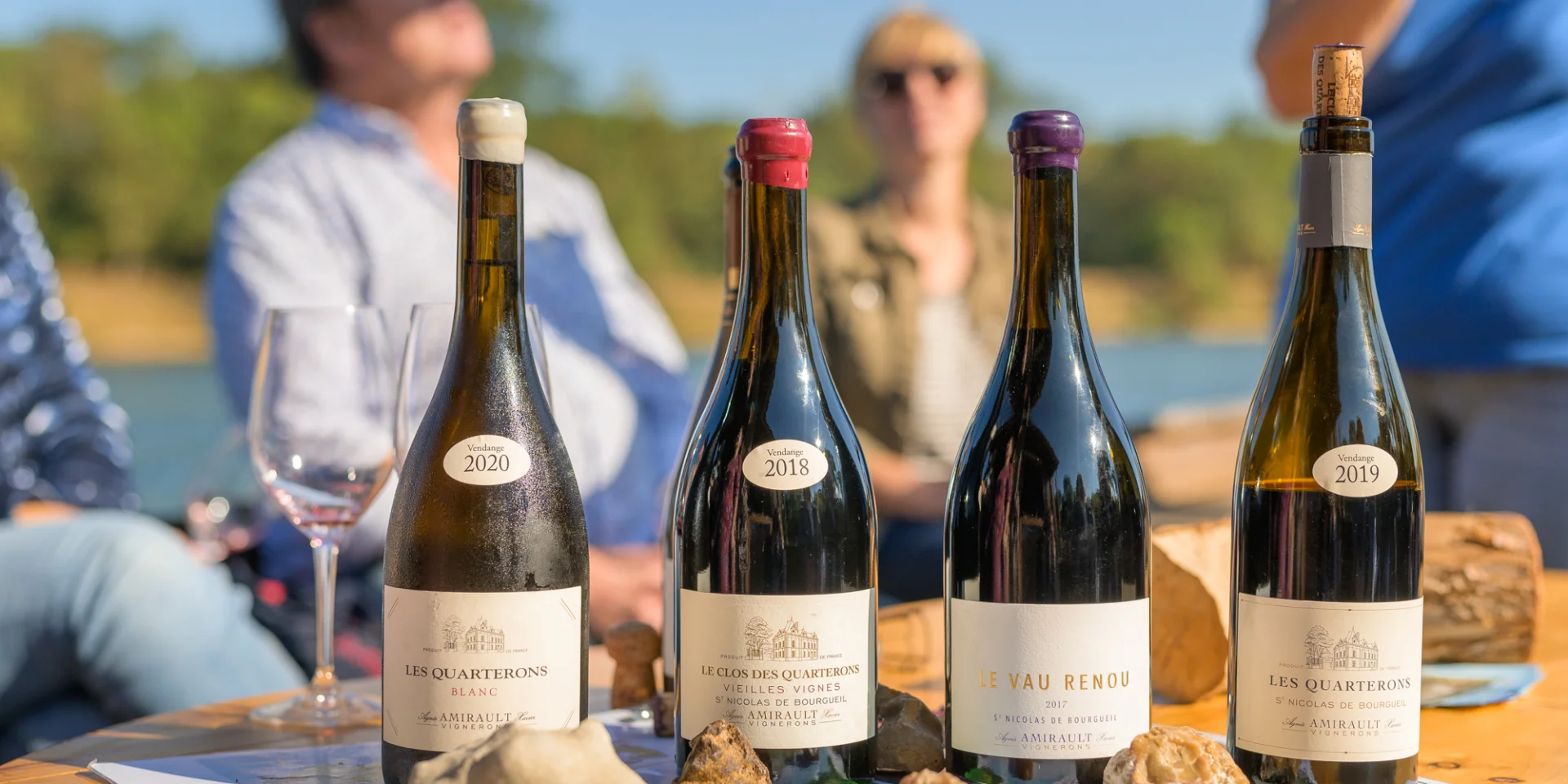 Dégustation de vins avec les bateliers des vents d’Galerne à Chouzé-sur-Loire