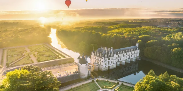 Le château de Chenonceau, dans la grande collection des Châteaux de la Loire. Val de Loire, France.
