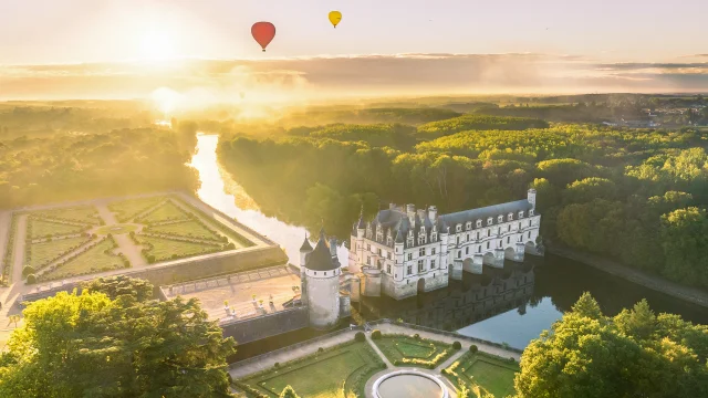 Le château de Chenonceau, dans la grande collection des Châteaux de la Loire. Val de Loire, France.