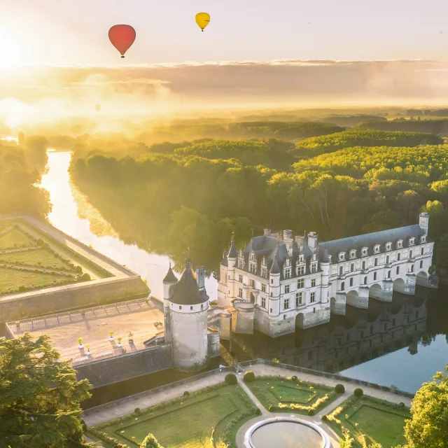 Le château de Chenonceau, dans la grande collection des Châteaux de la Loire. Val de Loire, France.