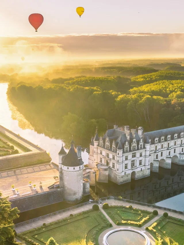 Le château de Chenonceau, dans la grande collection des Châteaux de la Loire. Val de Loire, France.