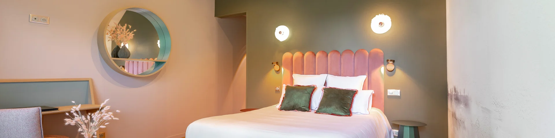 Kamer in de Auberge Pom'Poire in Azay-le-Rideau