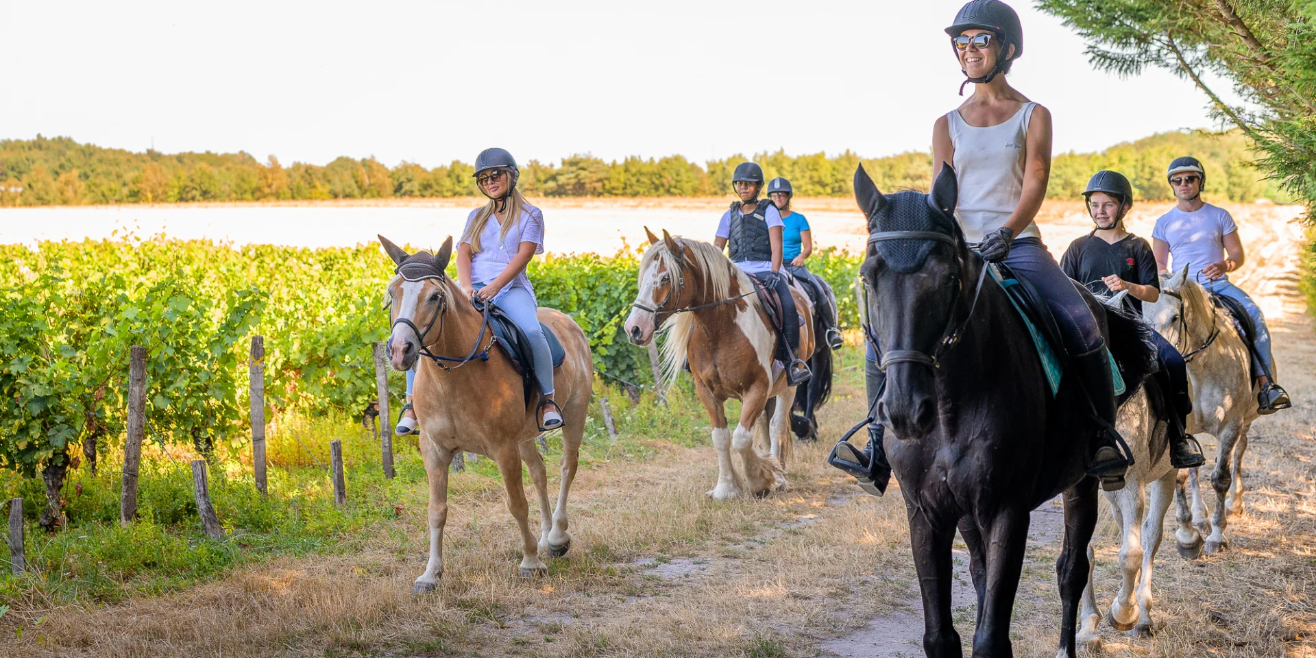 Paseos a caballo en Touraine