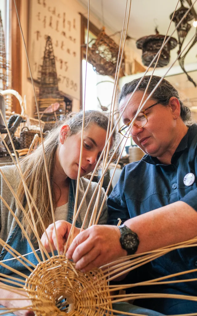 L’osier, c’est tout un art ! Centre d'Art autour de l'osier - Les Paniers d'Hélène