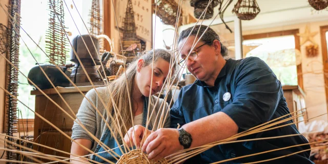 L’osier, c’est tout un art ! Centre d'Art autour de l'osier - Les Paniers d'Hélène