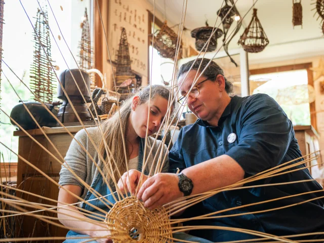 L’osier, c’est tout un art ! Centre d'Art autour de l'osier - Les Paniers d'Hélène