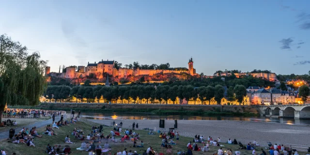 Feux d'artifices à Chinon