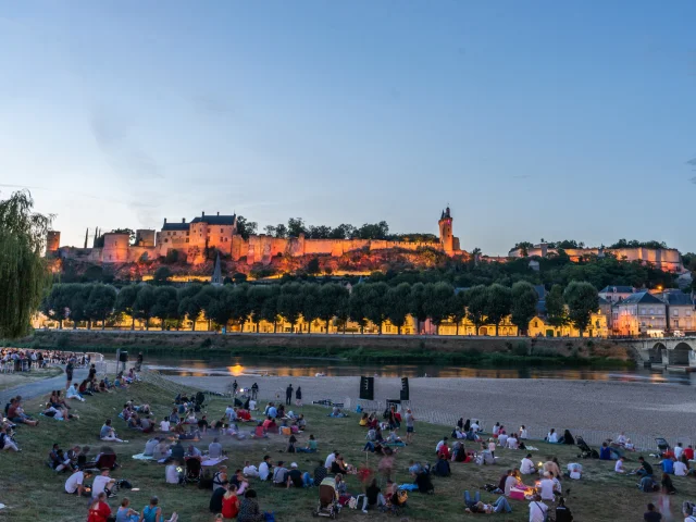 Fireworks in Chinon
