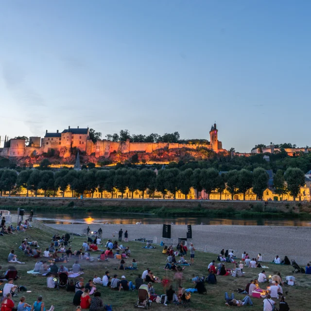 Feux d'artifices à Chinon