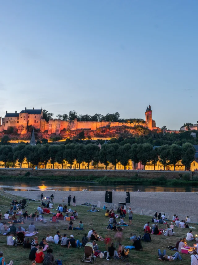 Feux d'artifices à Chinon