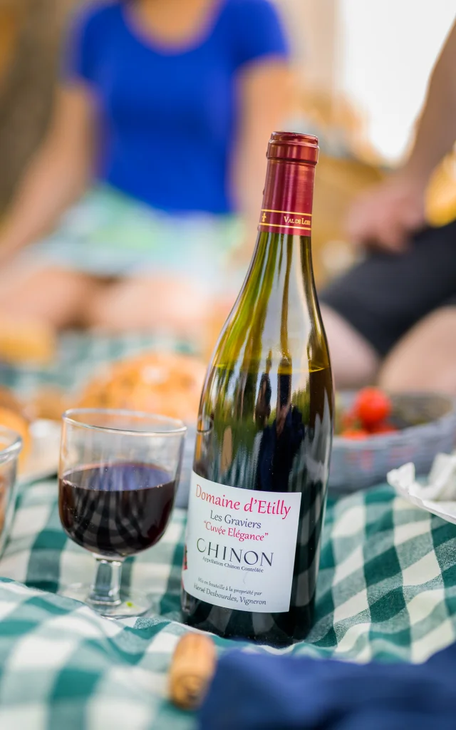 Vin rouge AOC Chinon Domaine d'Etilly