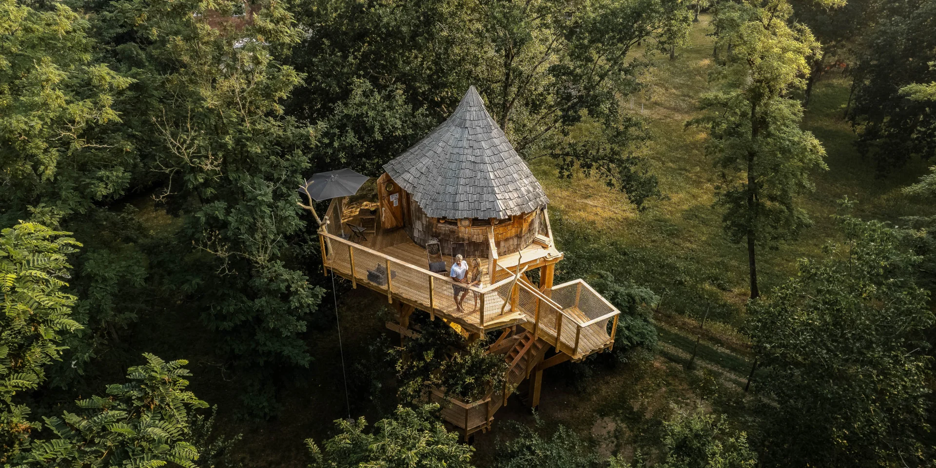 Baumhaus La Batelière sur Loire