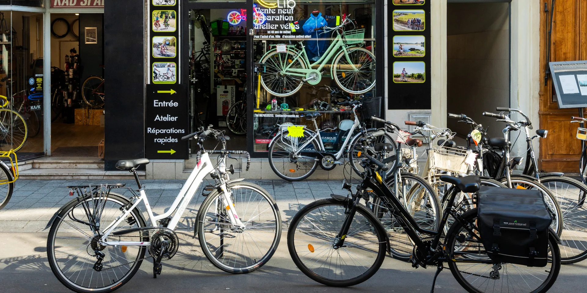 Alquiler de bicicletas Roue Libre en Tours