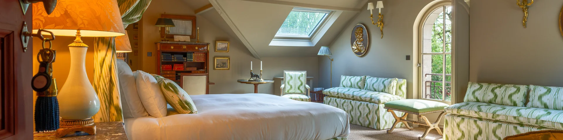 Room at the Manoir des Basses Rivières in Rochecorbon