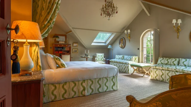 Chambre du Manoir des Basses Rivières à Rochecorbon