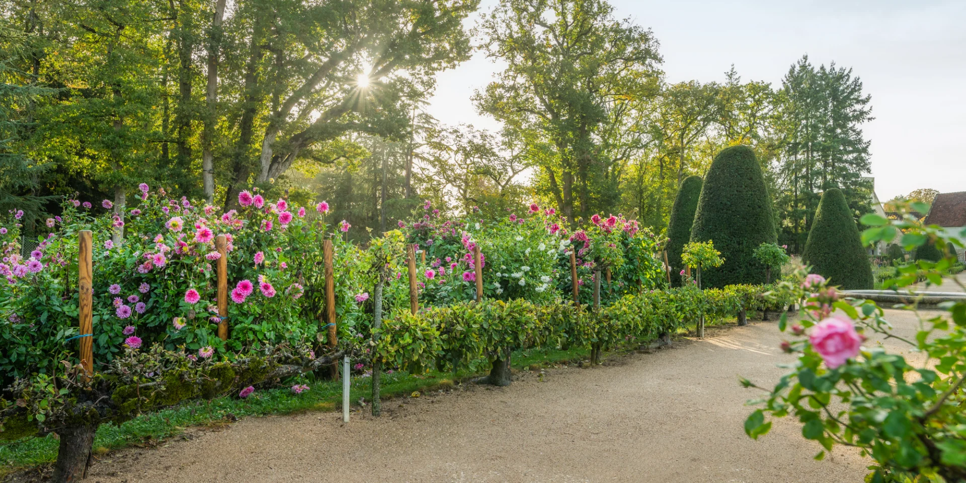 Taller floral en el castillo de Chenonceau