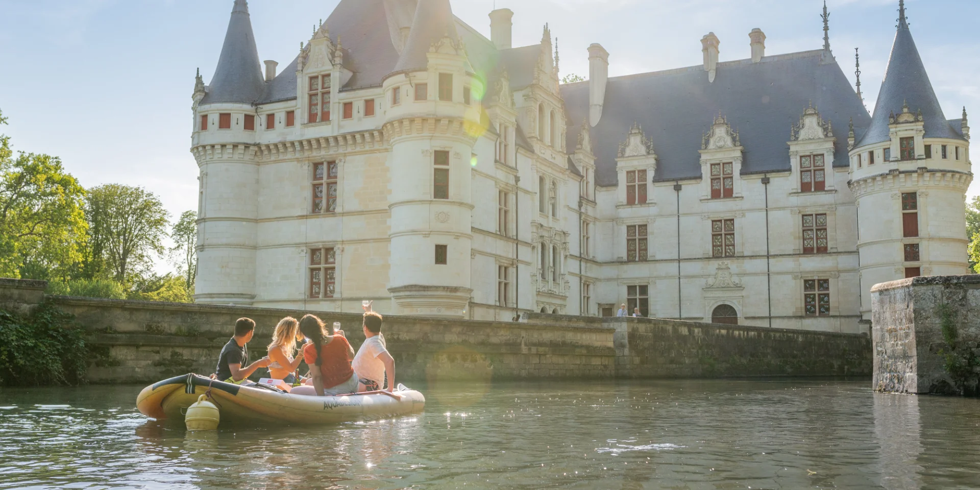 Peddel Paul en Mike in Azay-le-Rideau