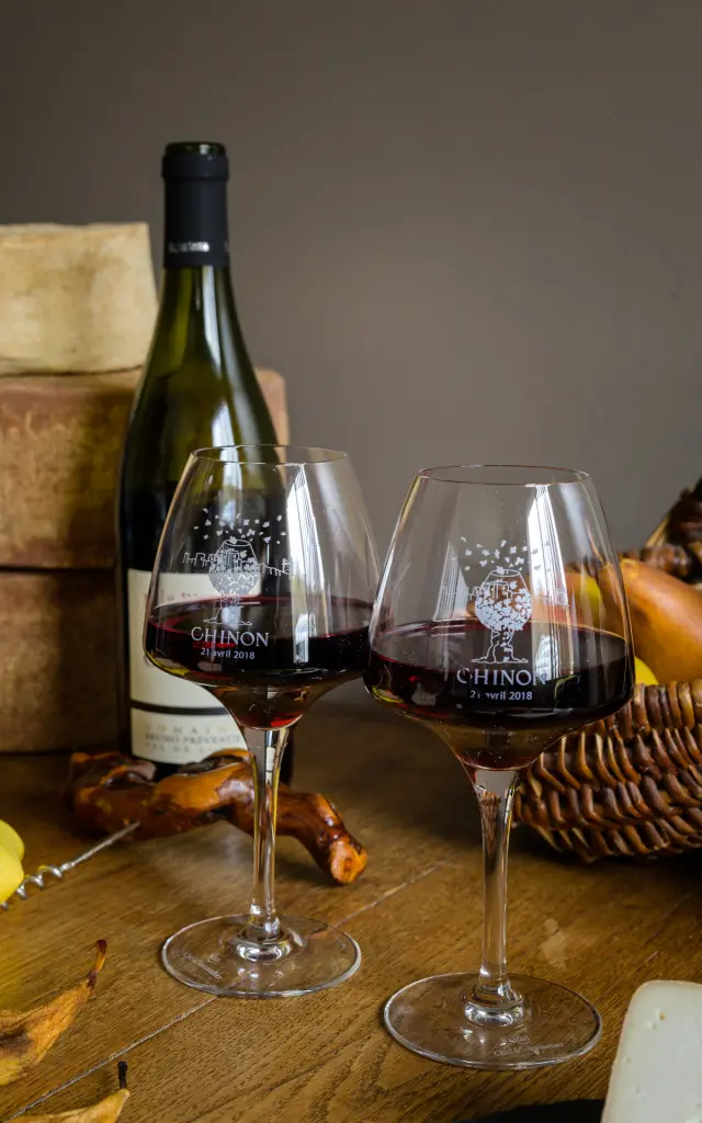 Vin rouge AOC Chinon